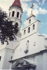 List: First permanent settlements in each state Cathedral of St. Augustine in St. Augustine, Fla.
